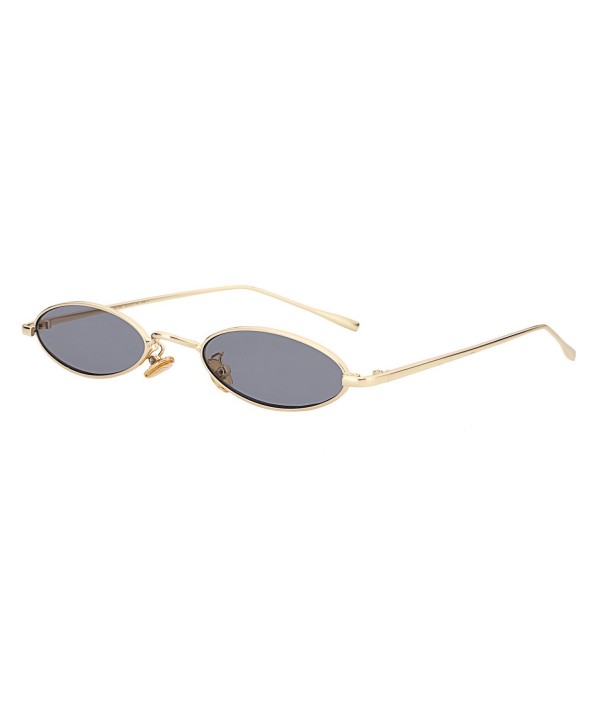 ROYAL GIRL Vintage Sunglasses C48 Gold Gray