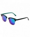 Newbee Fashion Clubmaster Semi Rimless Sunglasses