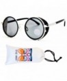 Style Vault Steampunk Sunglasses Silver Dark