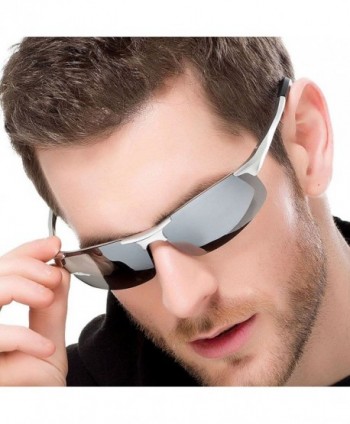 Lightweight Rectangular Sunglasses Glare Free protection