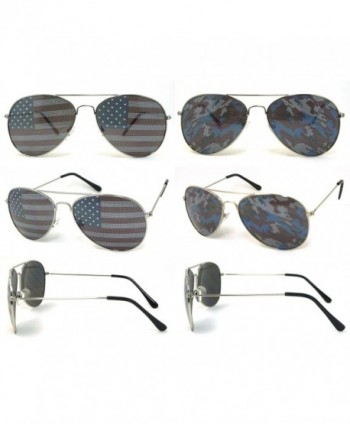 American Aviator Sunglasses Camouflage Glasses