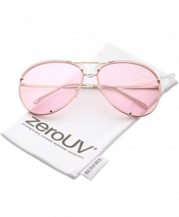 zeroUV Oversize Rimless Crossbar Sunglasses