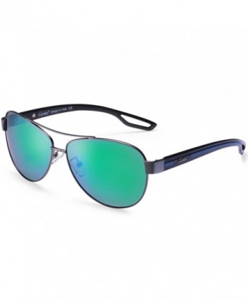 Aviator Sunglasses Polarized Protection Multicoloured