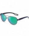 Aviator Sunglasses Polarized Protection Multicoloured