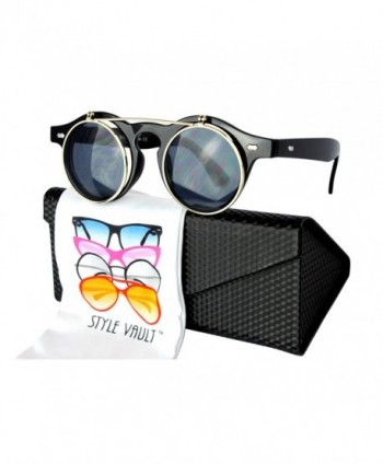 Style Vault steampunk Sunglasses Gold dark