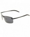 Semi-rimless sunglasses