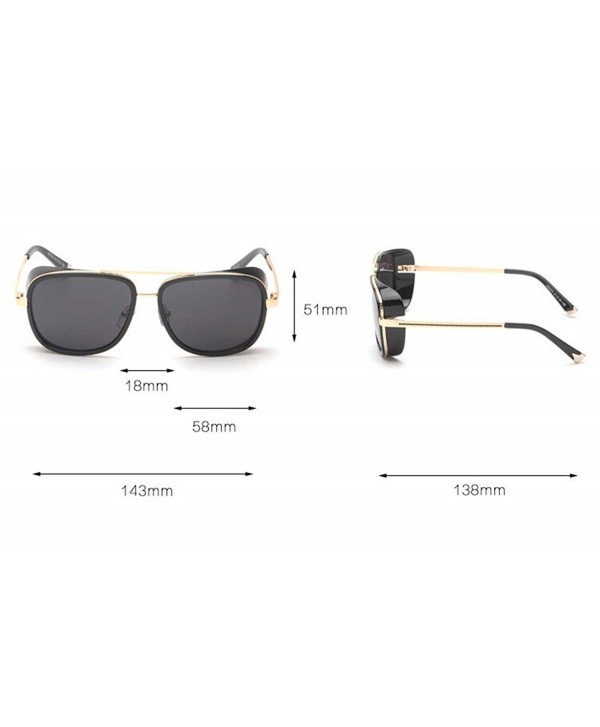 Retro Aviator Personality Sunglasses Oversized Sun Glasses For Men ...