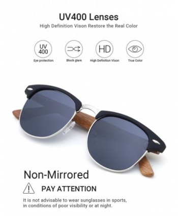 Semi-rimless sunglasses