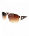 Luxury Fashion Shield Rectangular Sunglasses