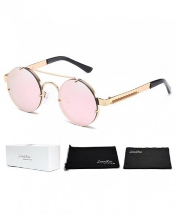 SamuRita Spring Rimless Oversized Sunglasses