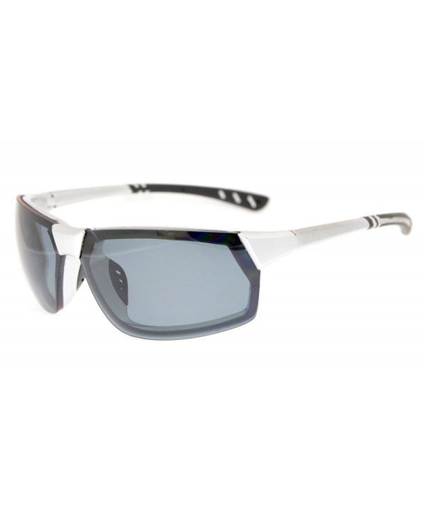 Polycarbonate Polarized TR90 Unbreakable Sport Sunglasses - Silver/Grey ...