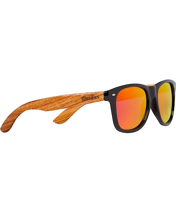 WOODIES Zebra Wood Sunglasses Mirror