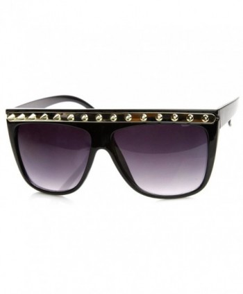 zeroUV Spiked Fashion Sunglasses Black Gold
