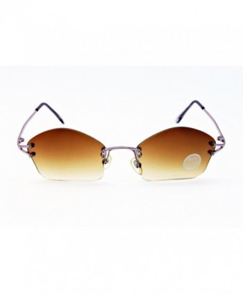 Semi-rimless sunglasses