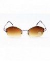 Semi-rimless sunglasses