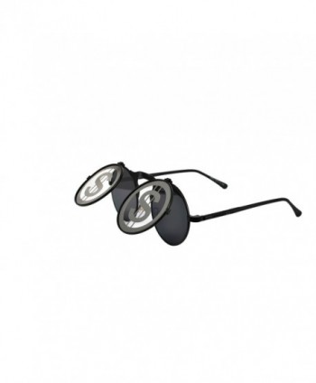 Ucspai Steampunk Glasses Sunglasses Silver