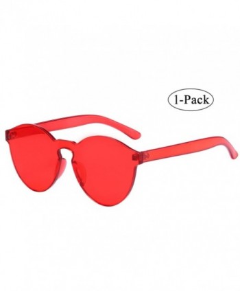 Piece Rimless Sunglasses Transparent Eyewear