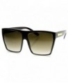 Eyewear Square Fashion Sunglasses Black gold