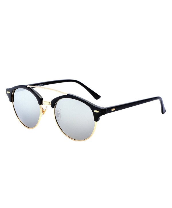 YANQIUYU Classic Polarized Clubmaster Sunglasses