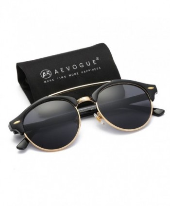 AEVOGUE Polarized Sunglasses Semi Rimless Glasses