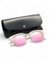 Semi-rimless sunglasses