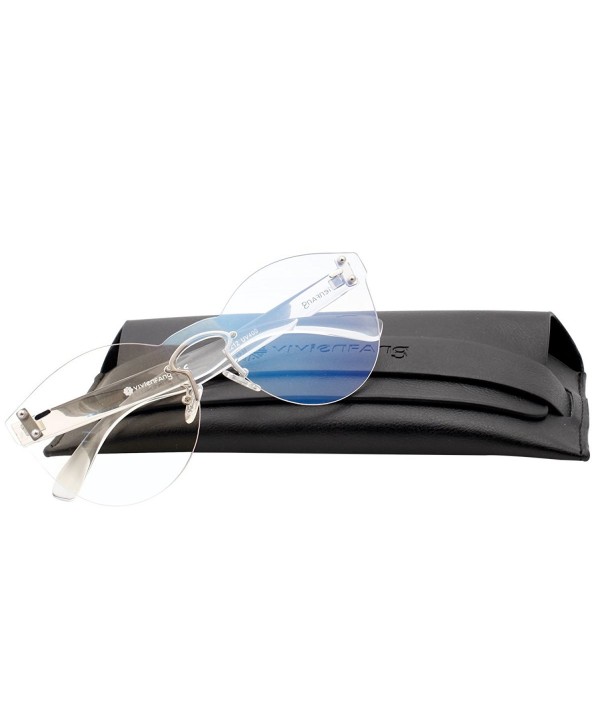 VIVIENFANG Lightweight Rimless Sunglasses P2212C