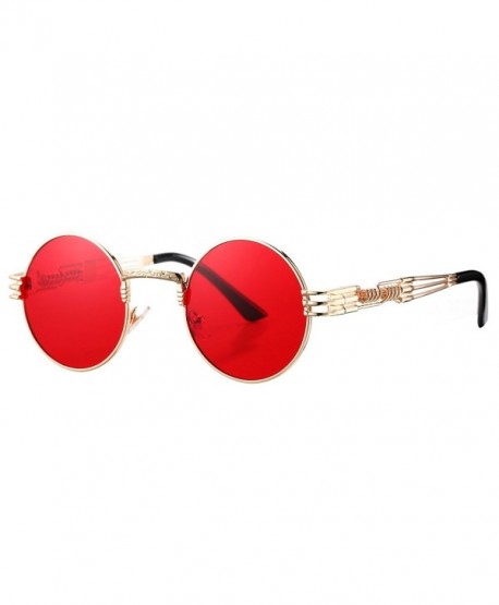 Metal Spring Frame Round Steampunk Sunglasses Clear Lens Available ...