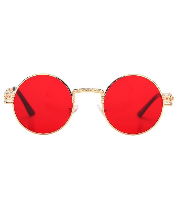 Metal Spring Frame Round Steampunk Sunglasses Clear Lens Available ...