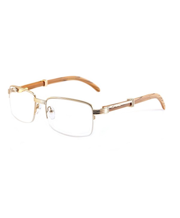 Vintage Semi Rimless Clear Eyeglasses Protection