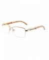 Vintage Semi Rimless Clear Eyeglasses Protection