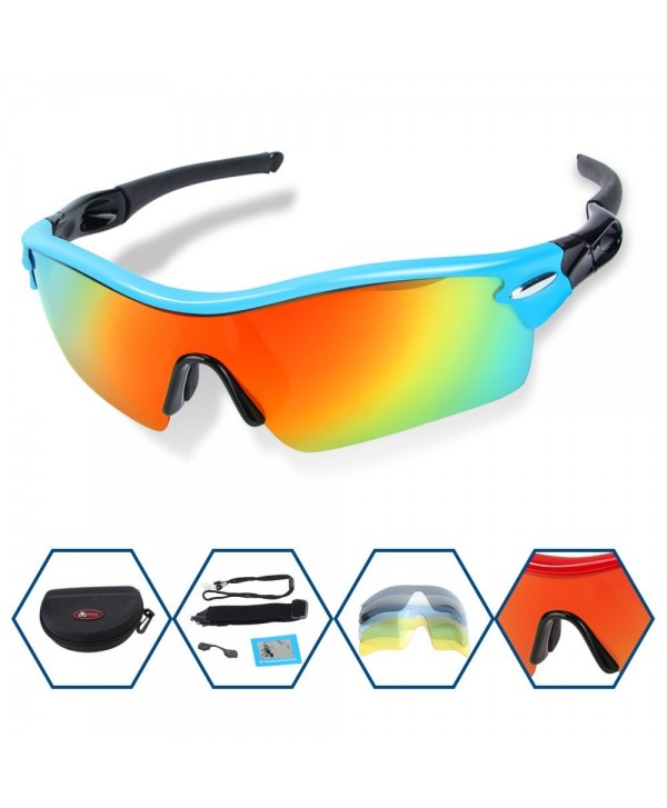 Polarized Sunglasses Interchangeable Cycling Running