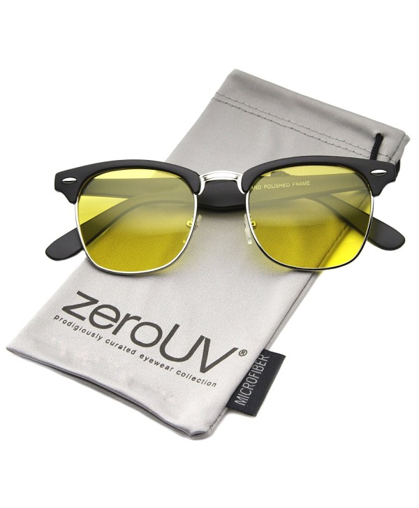 zeroUV Polarized Semi Rimless Sunglasses Matte Black