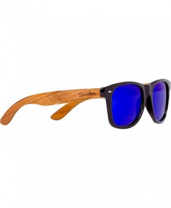 WOODIES Zebra Wood Sunglasses Mirror