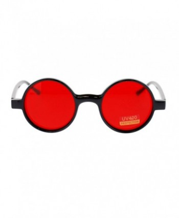 Classic Circle Plastic Hippie Sunglasses