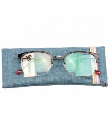 Semi-rimless sunglasses