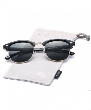 Semi-rimless sunglasses