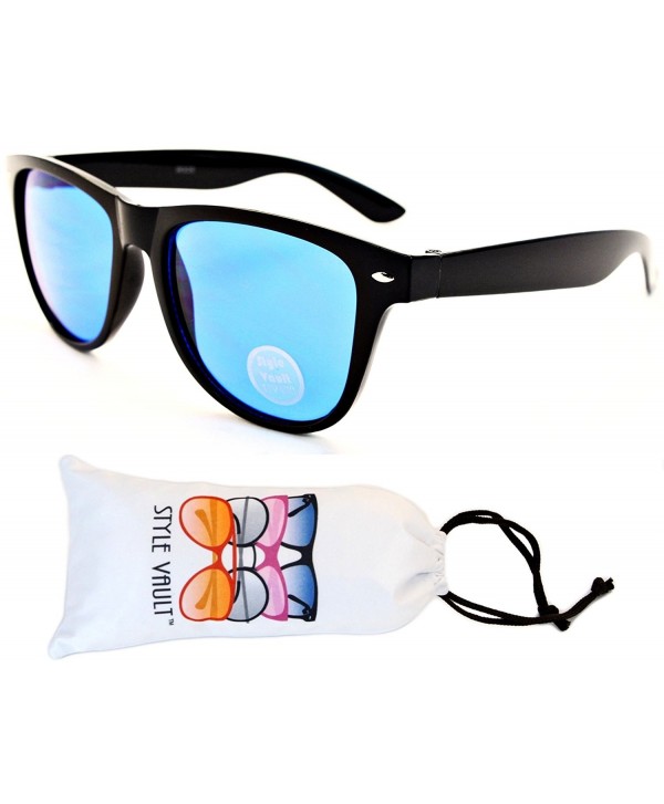 Style Vault Wayfarer Sunglasses Black Blue