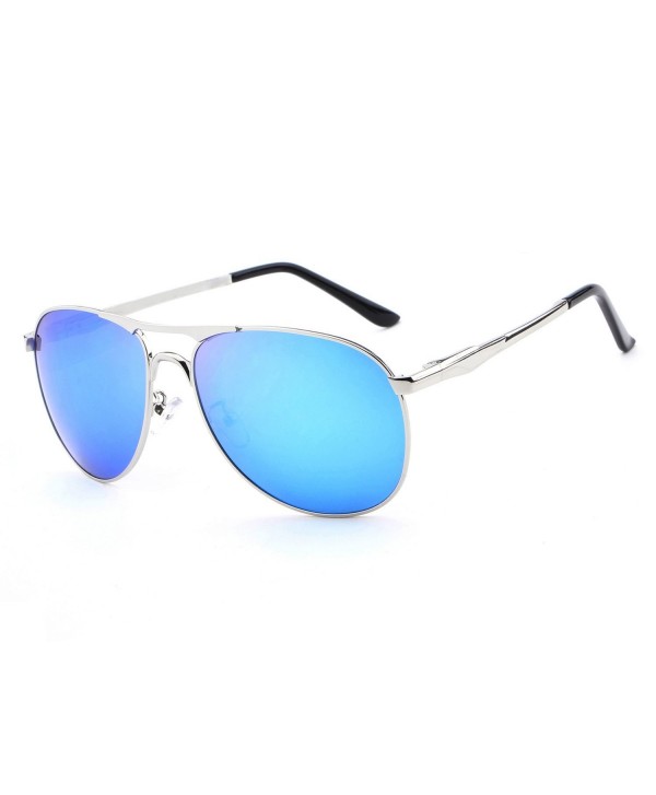 HDCRAFTER Aviators Mirrored Sunglasses Polarized