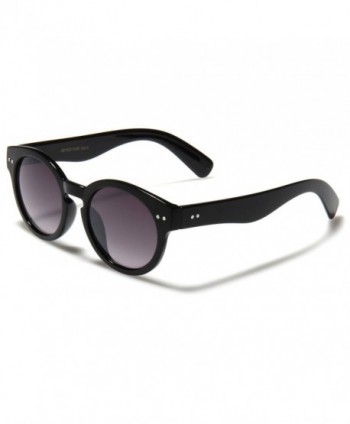 Round Retro Rimmed Sunglasses Small Medium