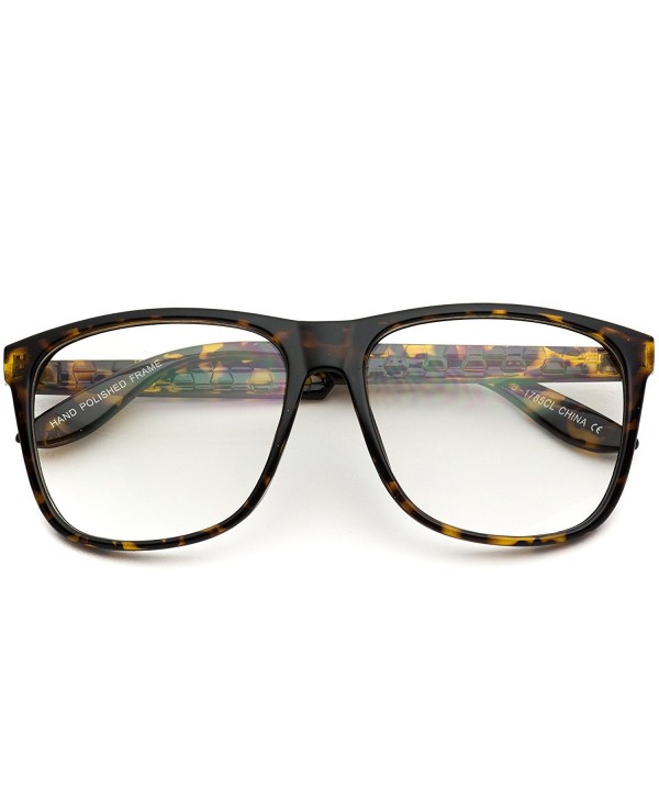 Oversized Square Vintage Inspired Eyeglasses