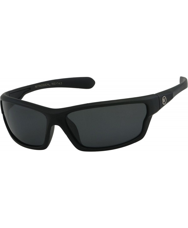 Nitrogen Rectangular Polarized Sunglasses Rubberized