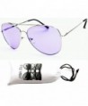 A67 vp Aviator Colored Sunglasses Silver Purple