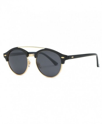 Semi-rimless sunglasses