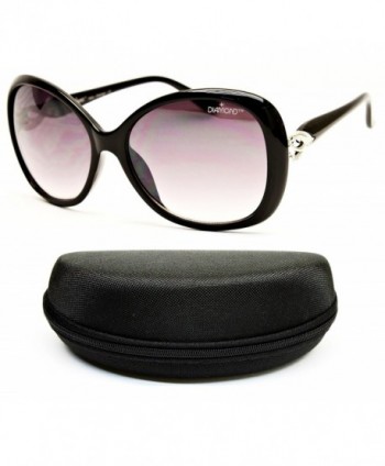 D5023 cc Diamond Oversized Butterfly Sunglasses