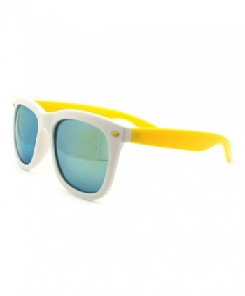 Hipster Oversized horned Sunglasses Yellow