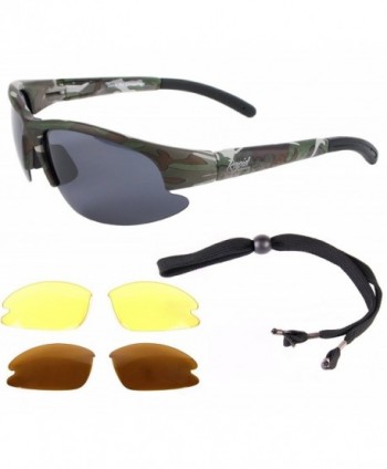 Camouflage Polarized Sunglasses Interchangeable Military