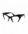 Retro Womens Fashion Semi Rimless Glasses