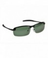 BXT Fashion Semi Rimless Polarised Sunglasses