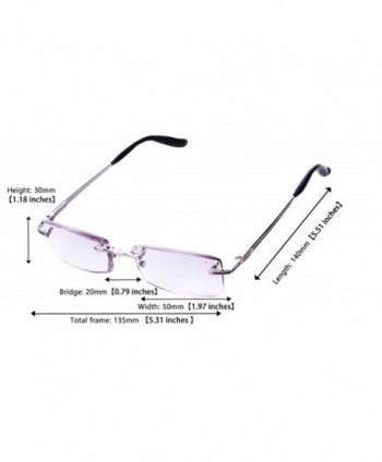 Rimless sunglasses