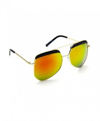 Aviator Vintage Designer Sunglasses Yellow